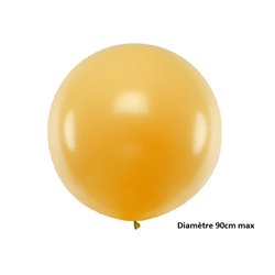 ballon rond géant or 35gr 90cm