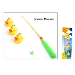 jeu de pêche aux canards 4pcs mix 35cm