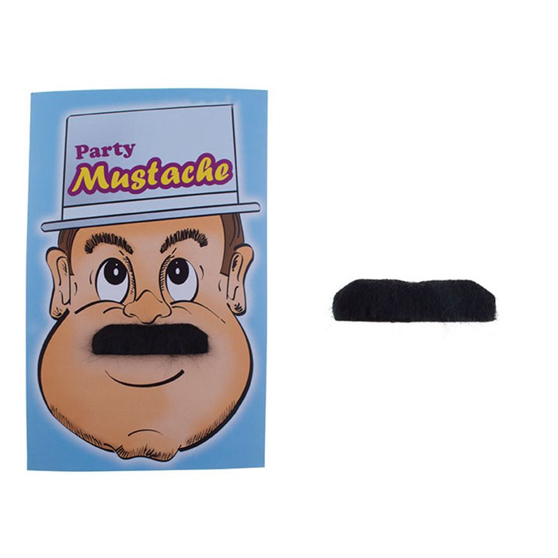 fausse moustache de policier noir