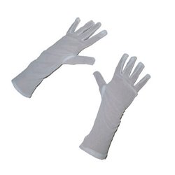 paire de gants blancs 33cm