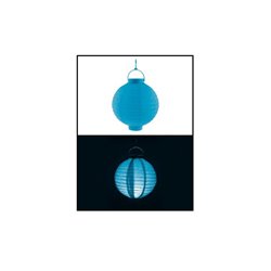 lampion lumineux led bleu 20cm