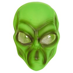 masque coque alien vert luxe