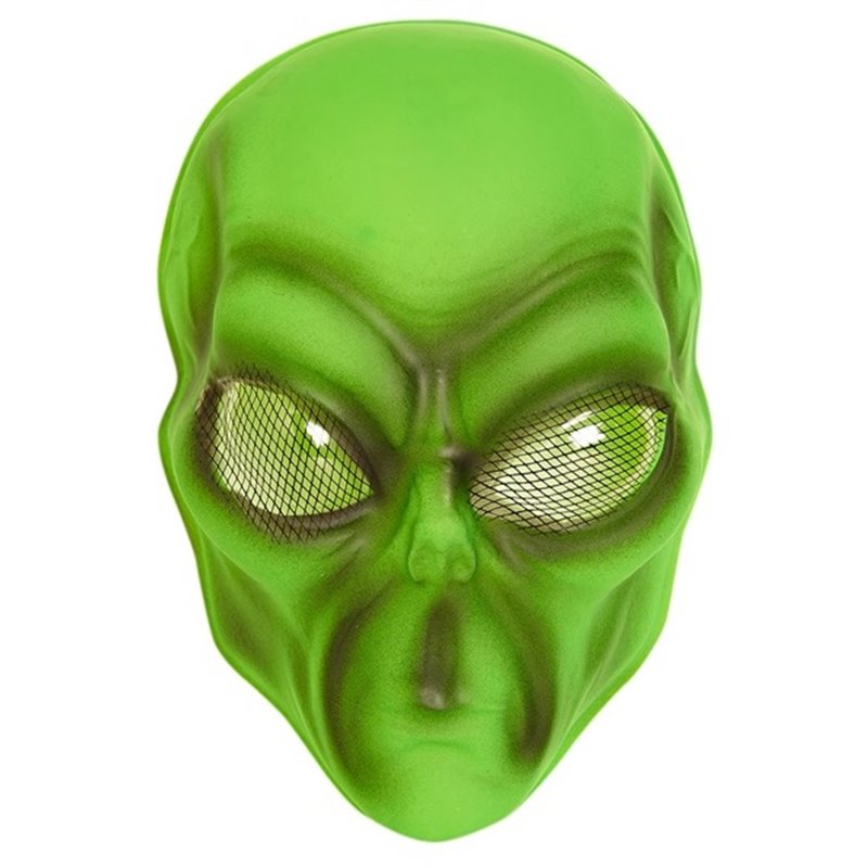 masque coque alien vert luxe