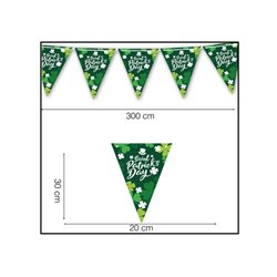 guirlande fanions saint patrick 3m