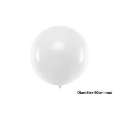 ballon rond géant blanc 35gr 90cm