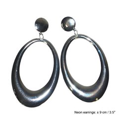 boucles d'oreilles argentÃ‰ 8cm