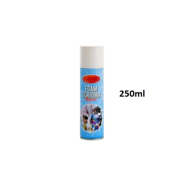 bombe spray à mousse blanche 250ml