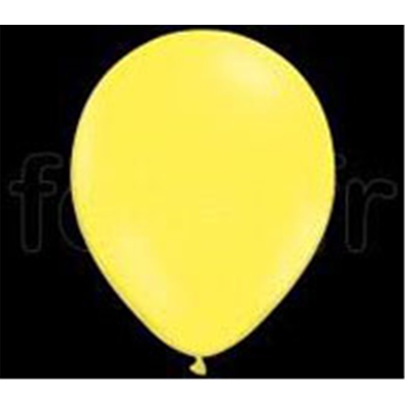 lot de 5 ballons led lumineux jaune