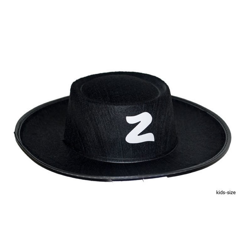 chapeau zorro feutrine enfant