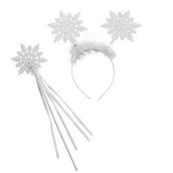 set accessoires d'ange blanc 2pcs