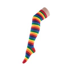 paire de chaussettes rainbow arc en ciel 45cm