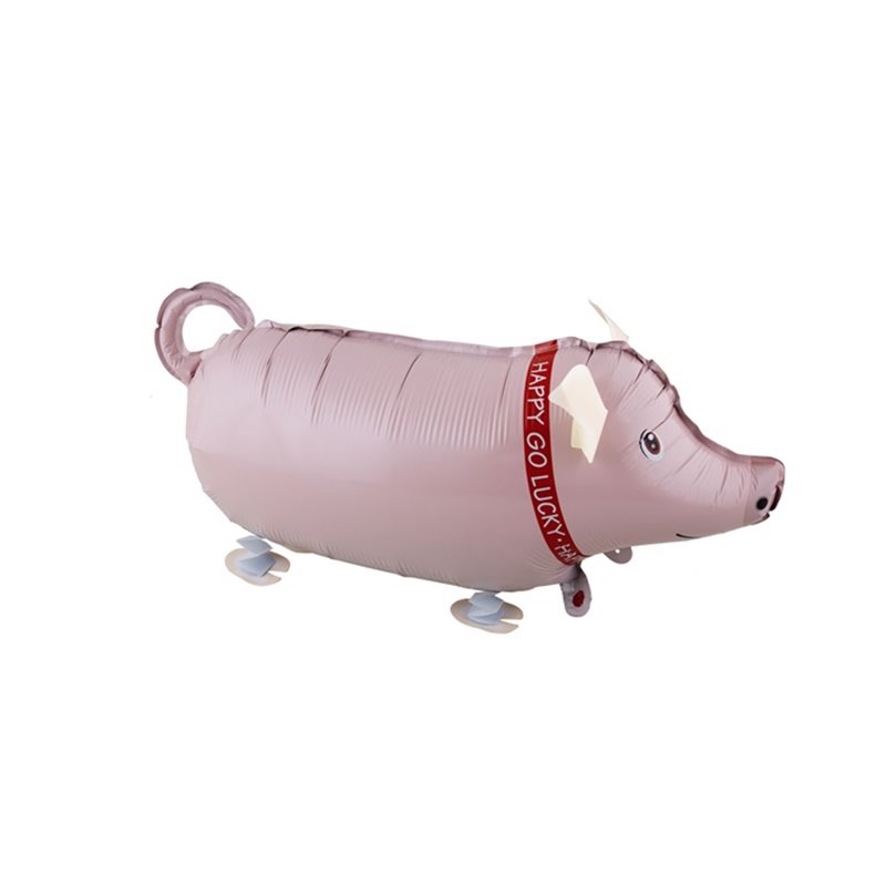 ballon aluminium mylar cochon 64x35cm