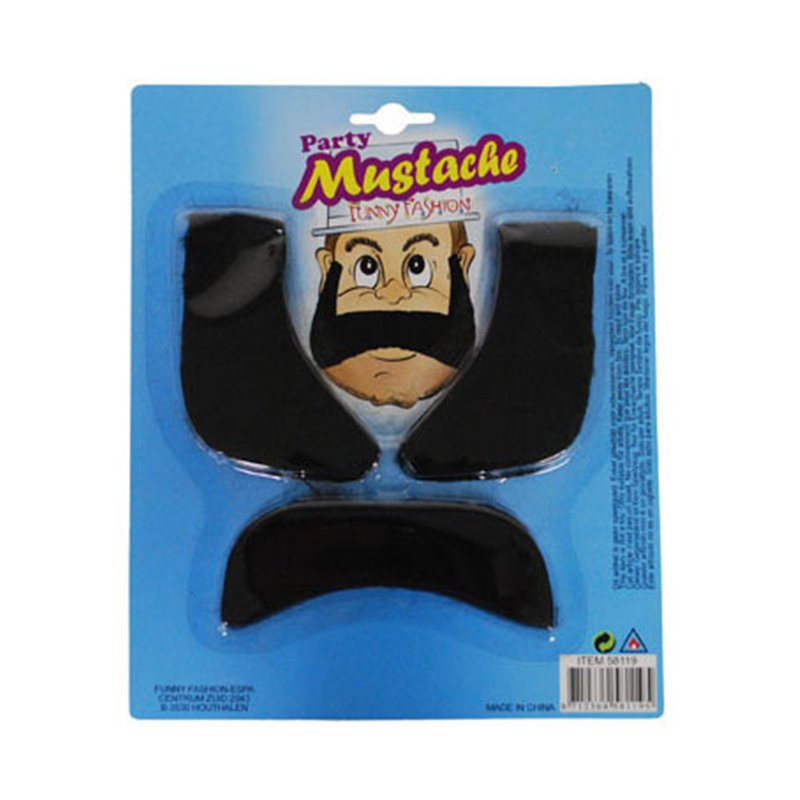 set moustache 3pcs