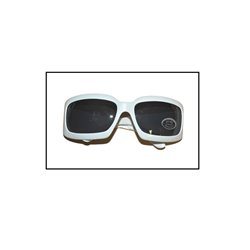 lunettes de soleil gag carré blanc