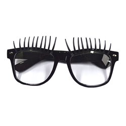 lunettes gag avec cils noir