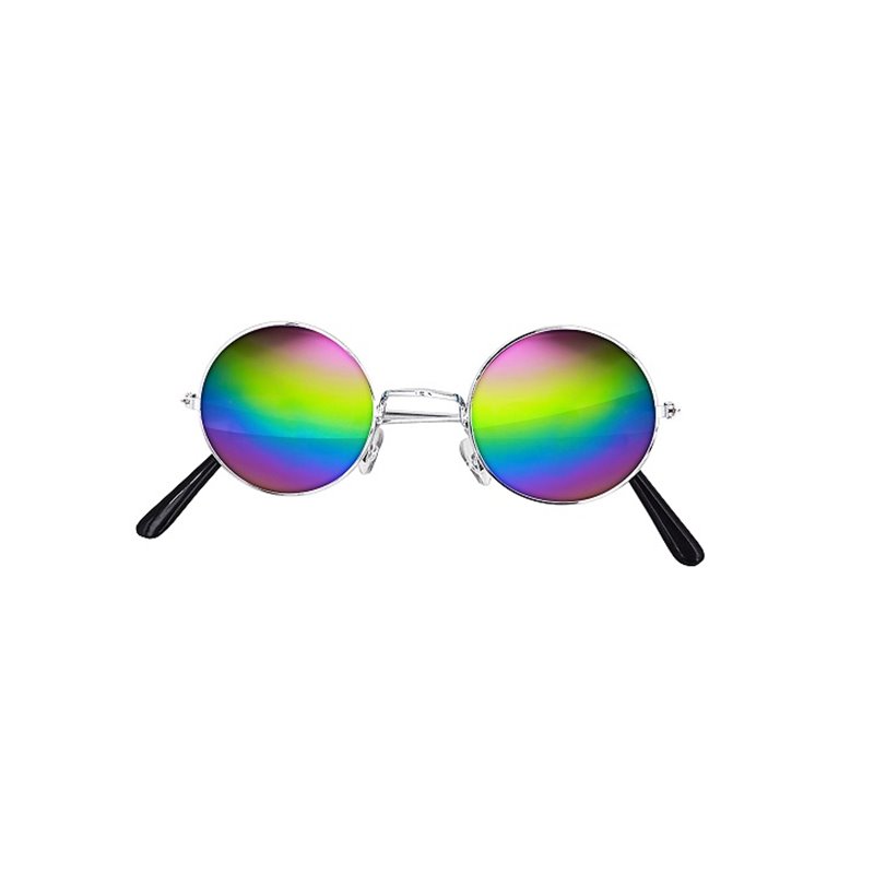 lunettes gag baba cool rondes multicolore