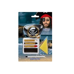 kit de maquillage pirate avec accessoires 8pcs