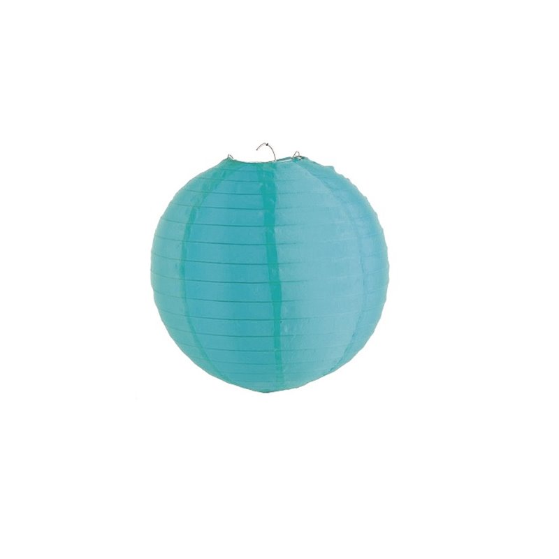 lampion avec porte bougie intérieur extérieur vert clair 30cm