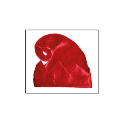 chapeau peluche de lutin rouge 30cm