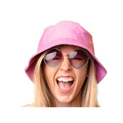 chapeau bob mode rose pink adulte