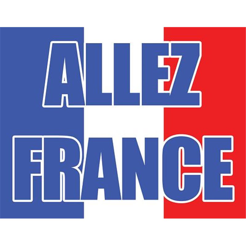 drapeau "allez france" 70x100 cm