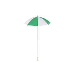 parapluie clown vert & blanc 1.05m