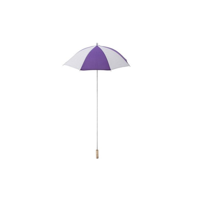 parapluie clown violet & blanc 1.05m