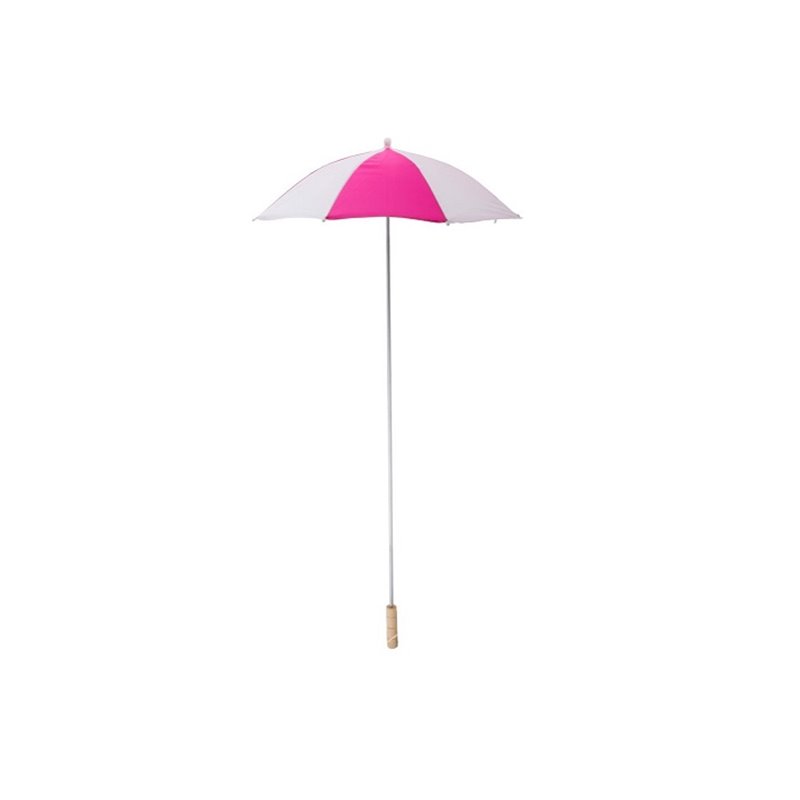 parapluie clown fuchsia & blanc 1.05m