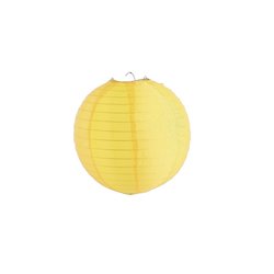 lampion avec porte bougie intérieur extérieur jaune 30cm