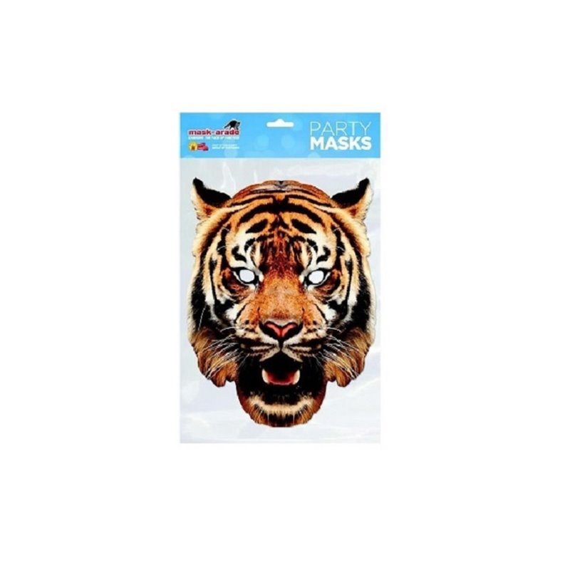 masque carton tigre