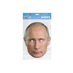 masque carton vladimir poutine