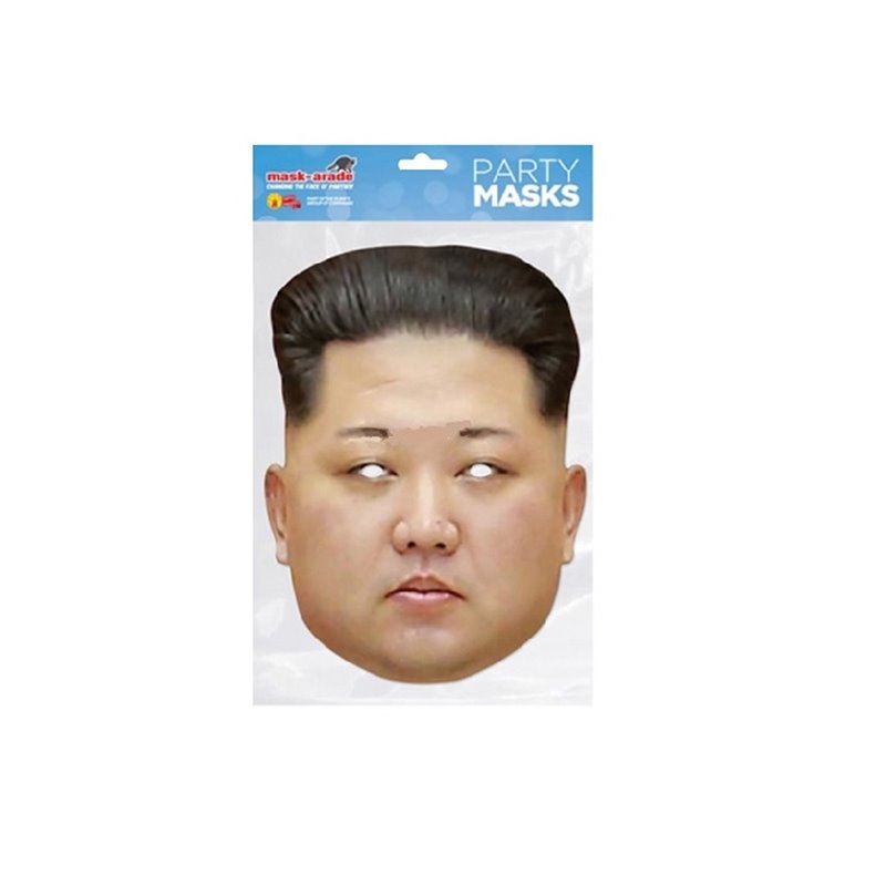 masque carton kim jong un