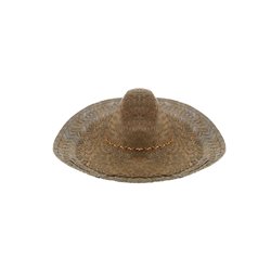 sombrero en paille nature adulte 50cm