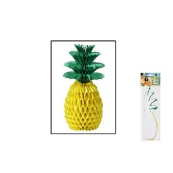 décoration ananas festonnée 35cm