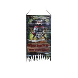 drapeau suspendu pirate 120x55cm