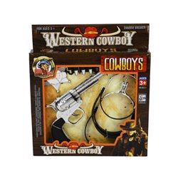 set cowboy revolver étoile et éperons enfant