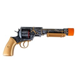 pistolet revolver steampunk i 30cm