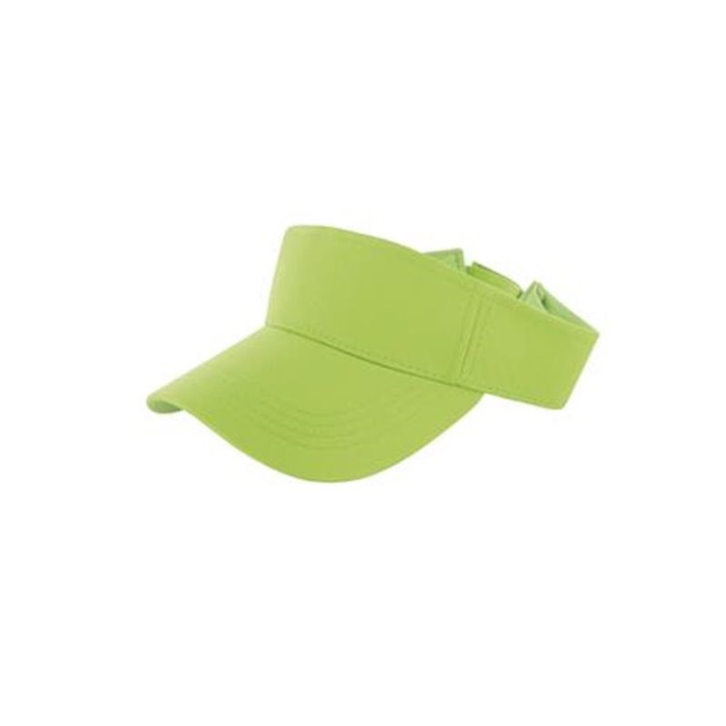 casquette visière fluo vert