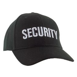 casquette mode noir security adulte