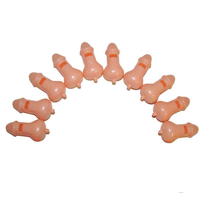 lot de 12 sifflets mini pénis/zizi 6cm