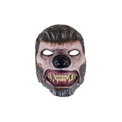 masque coque de loup-garou avec machoire articulée