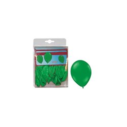 lot de 40 ballons latex opaques vert 25cm