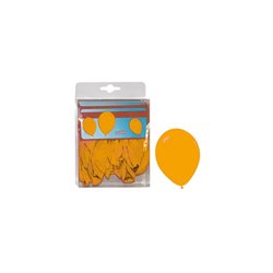 lot de 40 ballons latex opaques orange 25cm