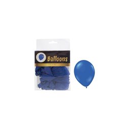 lot de 40 ballons latex opaques bleu 25cm