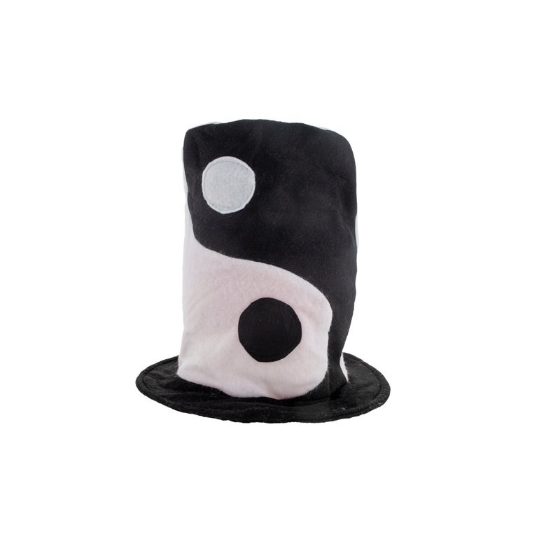 chapeau carnaval yin & yang