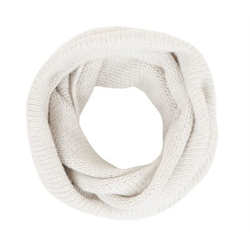 écharpe tube tricot blanc