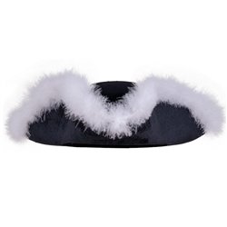 chapeau tricorne majorette noir adulte