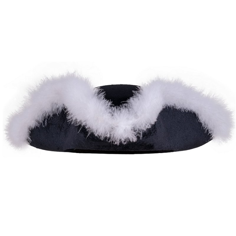 chapeau tricorne majorette noir adulte