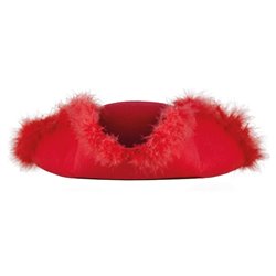 chapeau tricorne majorette rouge adulte