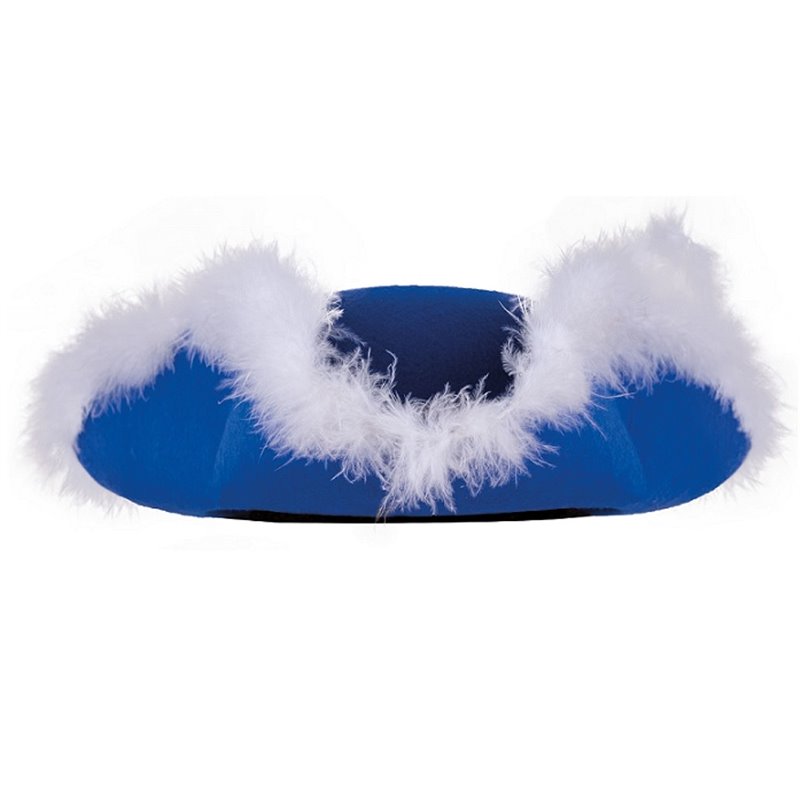 chapeau tricorne majorette bleu adulte